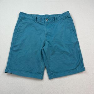 The North Face Shorts Mens Size 34 Blue Sprag Outdoor Travel Hiking Zip Pocket